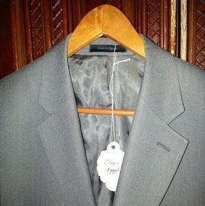 Men's Gray Chaps Blazer Sports Coat Size 40 R